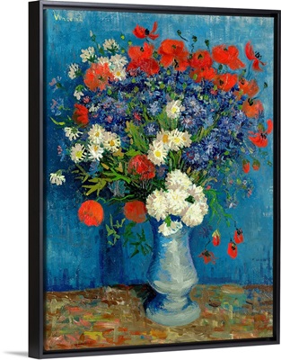 Still Life: Vase with Cornflowers and Poppies, 1887