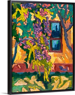 Sunlit Wall with Fruit Tree, 2005