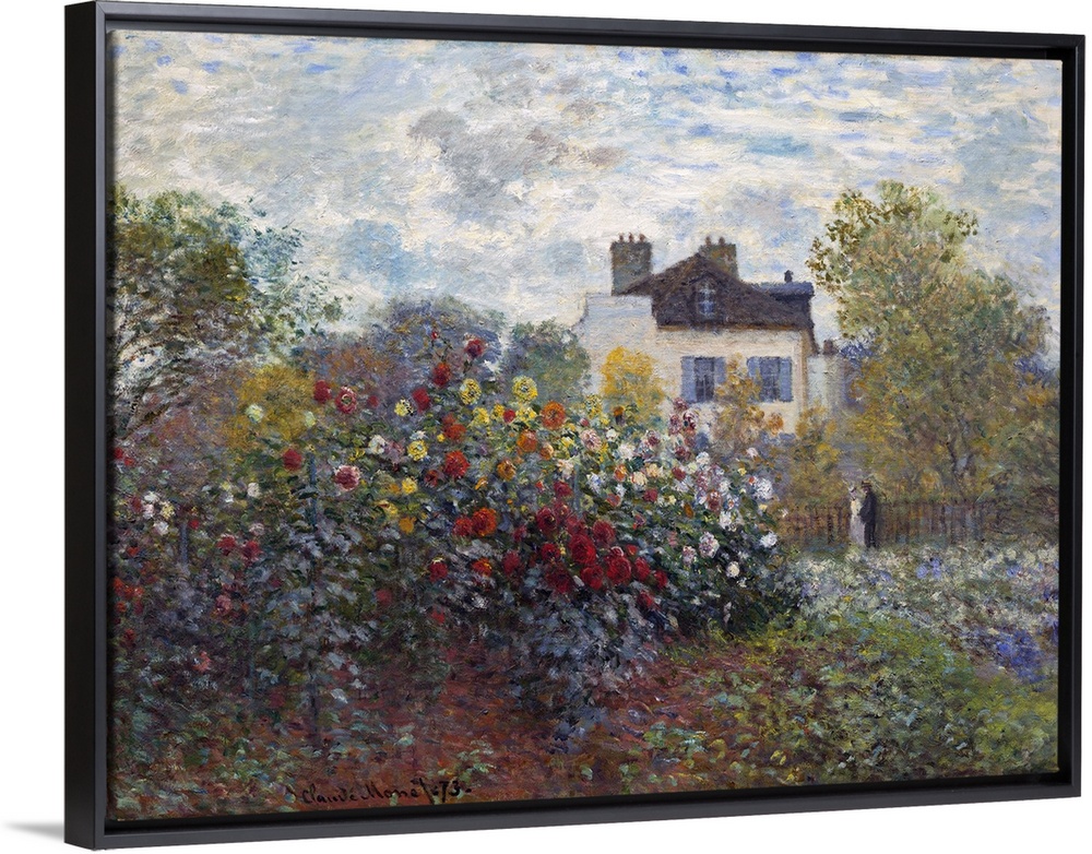 The Artist's Garden In Argenteuil (A Corner Of The Garden With Dahlias), 1873