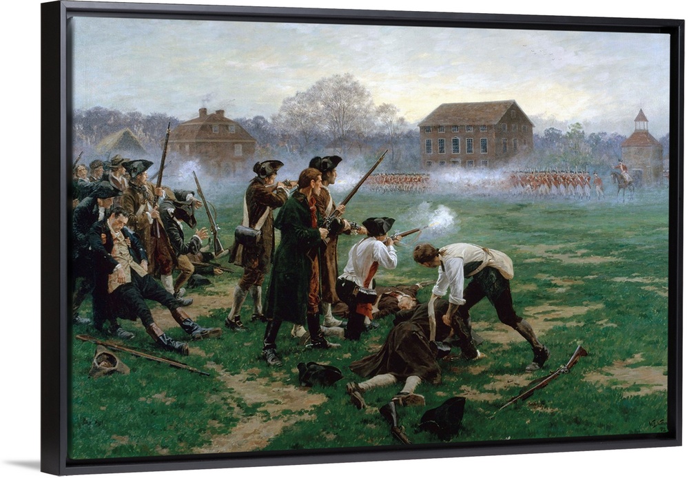 The Battle of Lexington, 19th April 1775, 1910