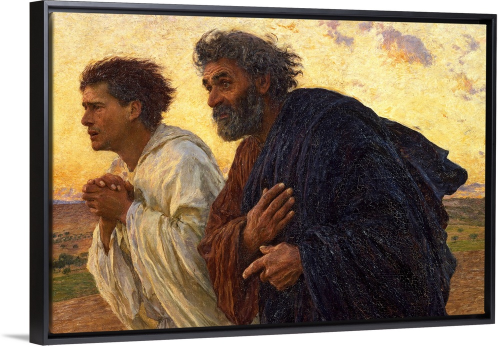 The Disciples Peter and John Running to the Sepulchre