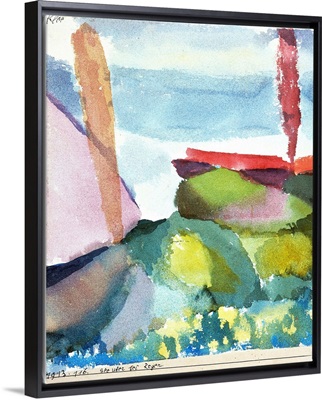 The Seaside In The Rain