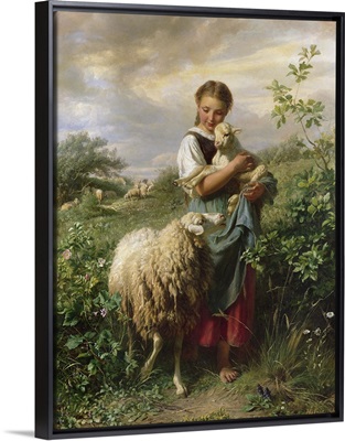 The Shepherdess, 1866