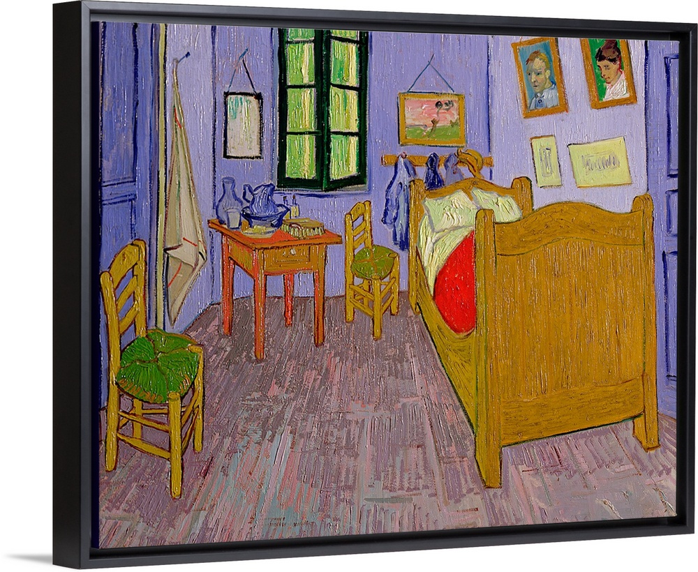 XIR16611 Van Gogh's Bedroom at Arles, 1889 (oil on canvas)  by Gogh, Vincent van (1853-90); 57.5x74 cm; Musee d'Orsay, Par...