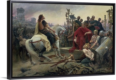 Vercingetorix throws down his arms at the feet of Julius Caesar, 1899