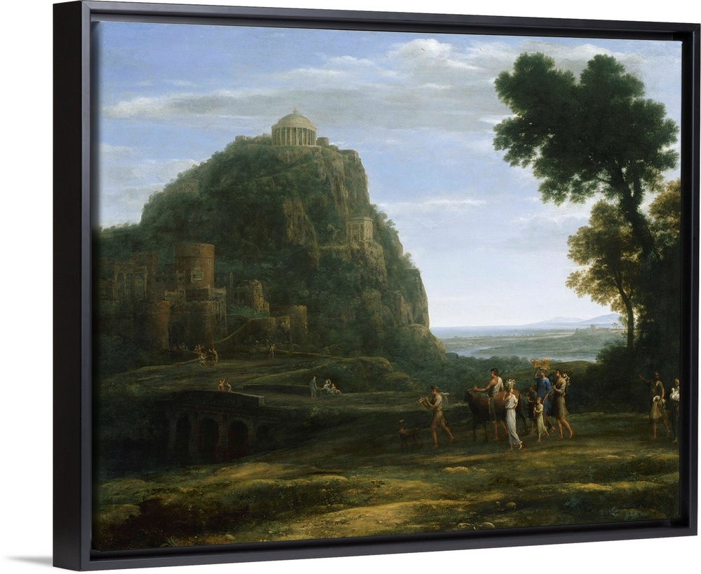 View of Delphi with a Procession, 1673, oil on canvas.