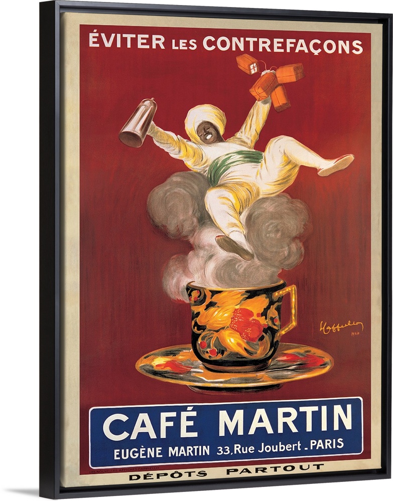 Vintage advertisement for Cafe Martin, 1921.