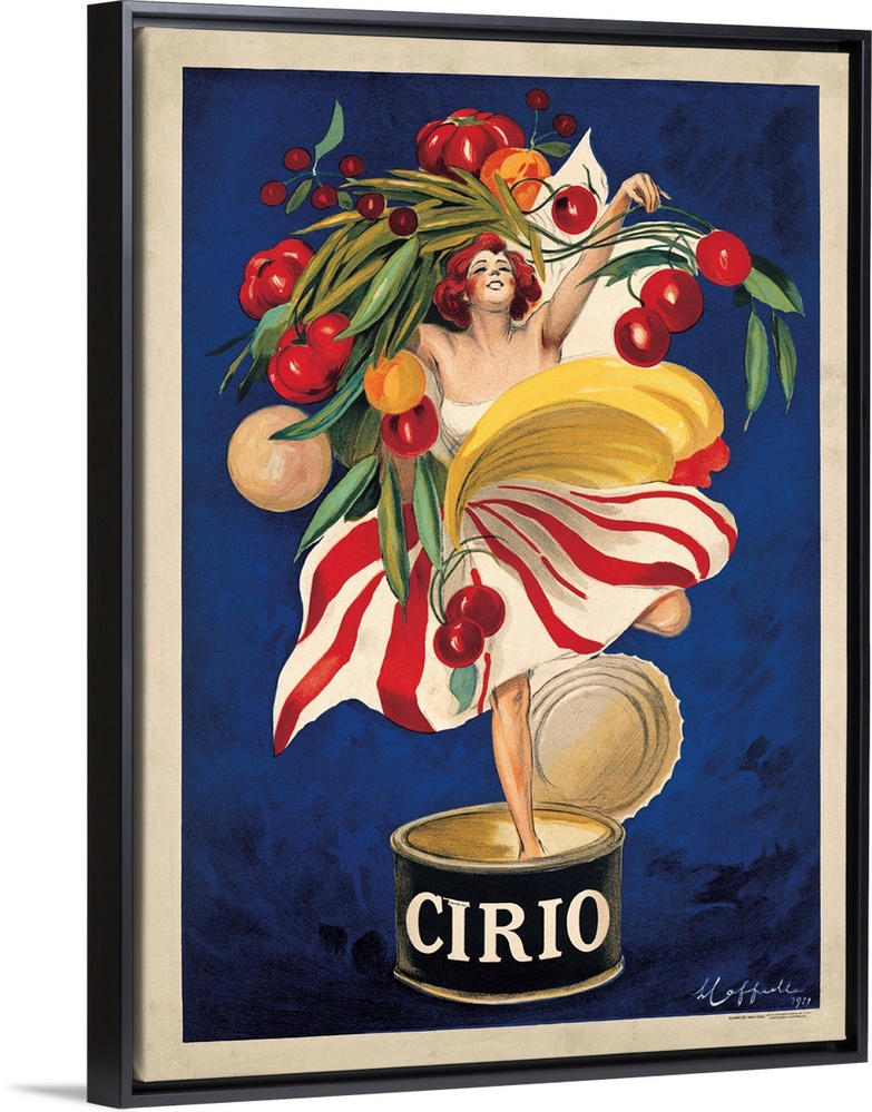 Vintage advertisement for Cirio Italian food company.