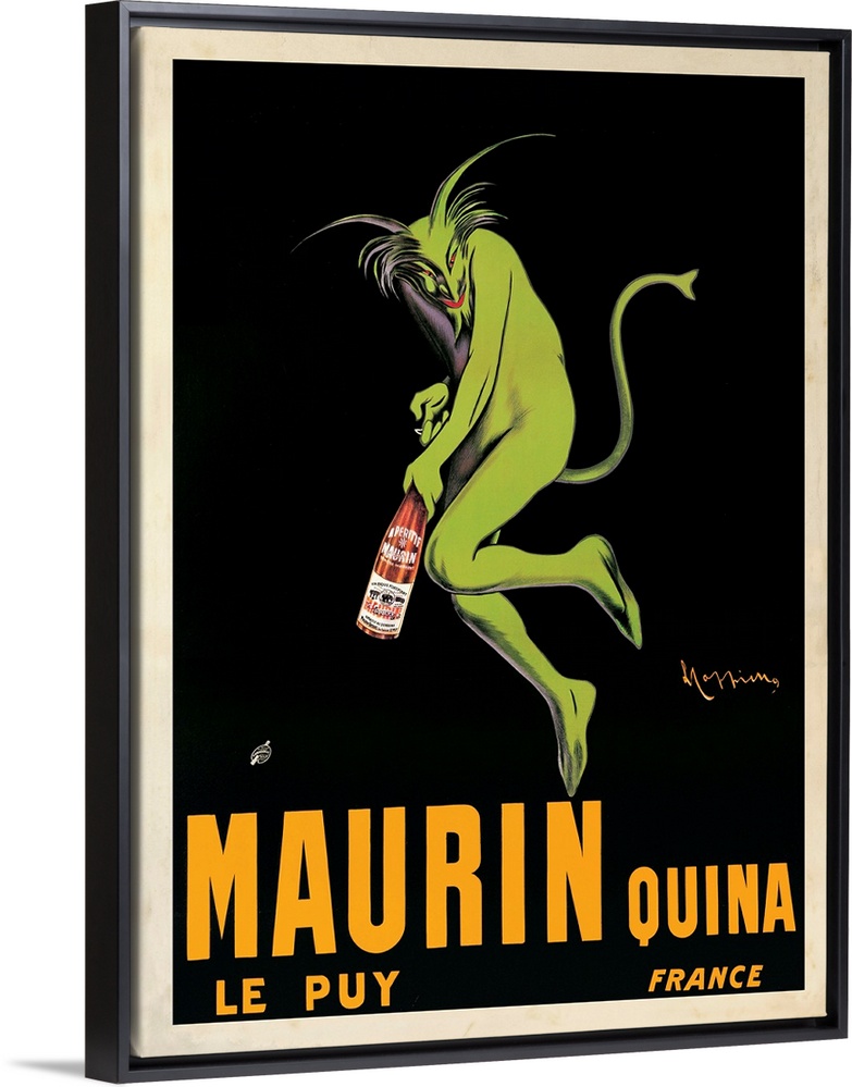 Vintage advertisement of Maurin Quina, 1920 ca by Leonetto Cappiello.