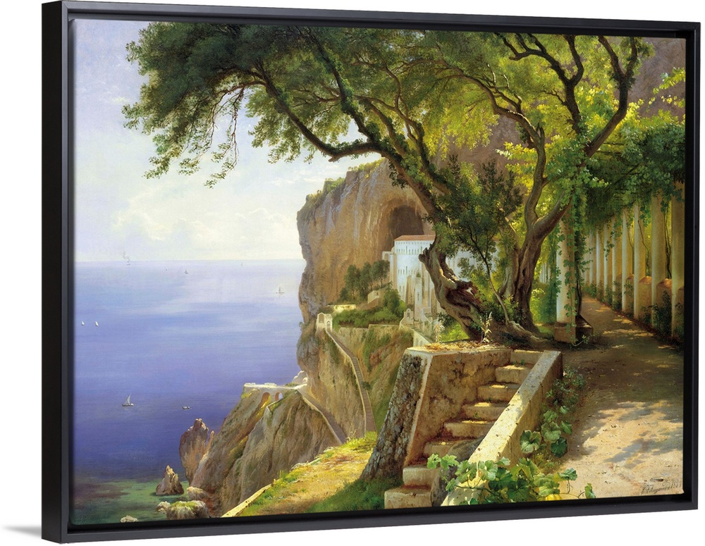 Pergola in Amalfi by Carl Frederic Aagaard.