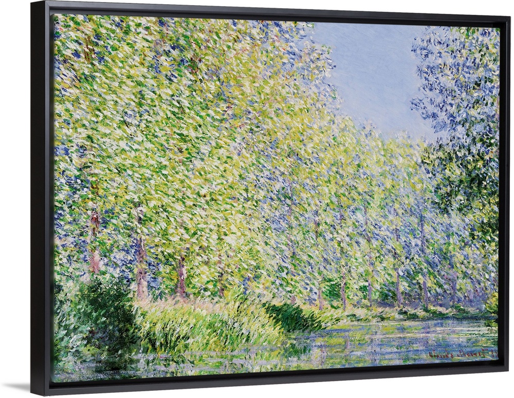 Bend in the Epte River near Giverny  (1888) by Claude Monet