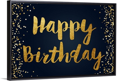 Gold Sparkle - Birthday