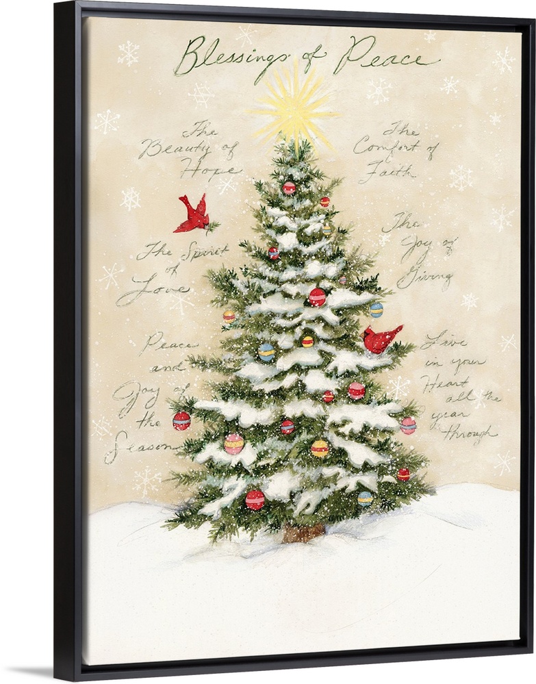 A classic Christmas Tree evokes the holiday spirit