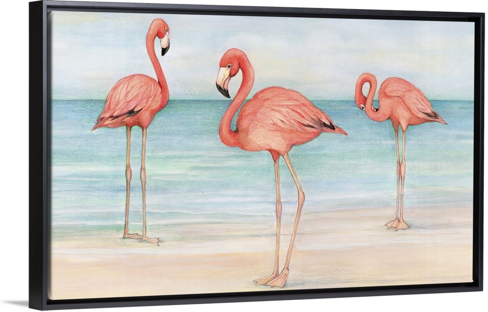 Flamingos bring a playful grace to your decor