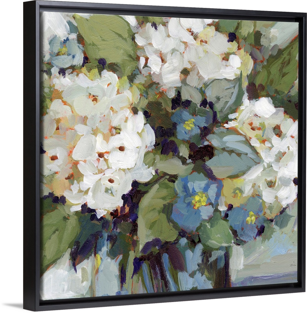 Splashy and loosely rendered still life makes a bold decor statementclassic yet contemporary!