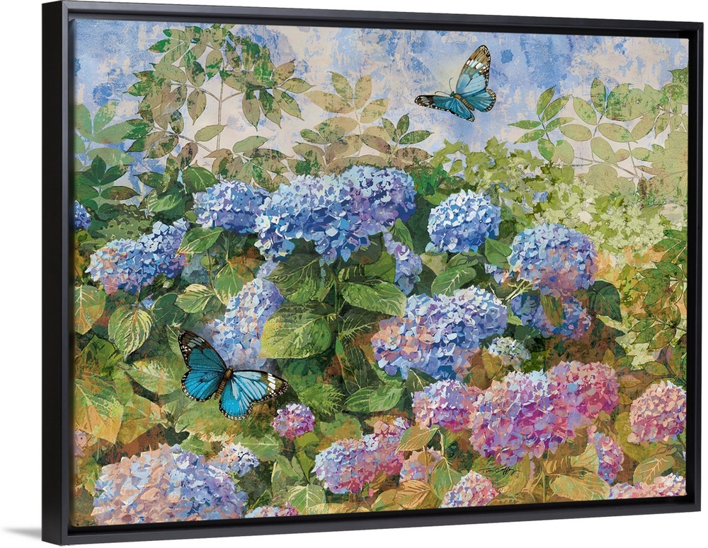 Bring the garden indoors with this stunning scenic image