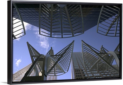 Canada, Alberta, Calgary, Stephen Avenue Walk Pedestrian Zone, Architectural Detail