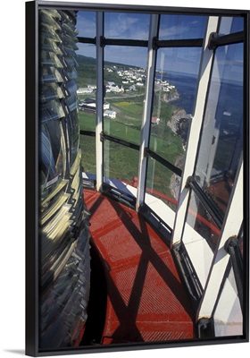Canada, Quebec, Gaspe Peninsula (Gaspesie). Interior, Cap-de-Rosiers Lighthouse