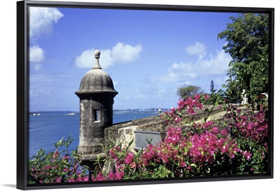 Caribbean, Puerto Rico, Old San Juan. Old city walls