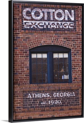 Georgia, Athens, sign for the Cotton Exchange, c. 1920