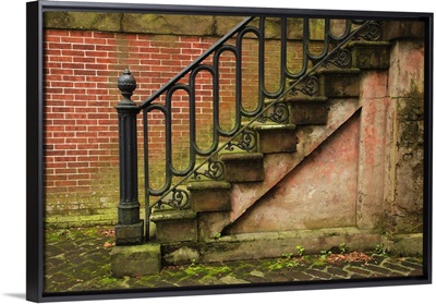 Georgia, Savannah, Steps in the Historic District