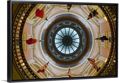 Kansas, Topeka, Kansas State Capital, View of the Dome Interior