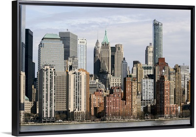 Manhattan Buildings Viewed From The Hudson River