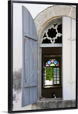 Martinique. French Antilles. West Indies. window of 17th-century church