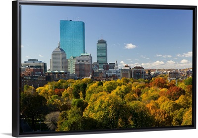 Massachusetts, Boston: Office Buildings of the Back Bay and Boston Common