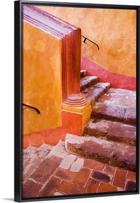 Mexico, San Miguel de Allende, staircase