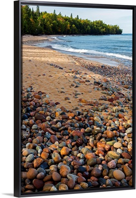 Michigan, Pictured Rocks National Lakeshore, Au Sable Point and Lake Superior