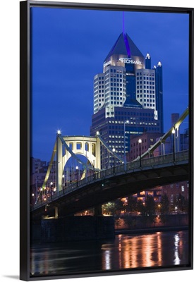 Pennsylvania, Pittsburgh, Downtown View from Allegheny Landing