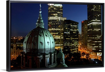 Quebec, Montreal, Mary Queen of the World Cathedral dome