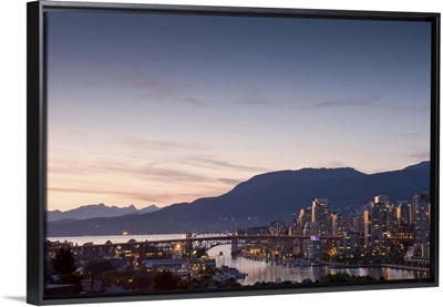 Skyline of Vancouver, British Columbia