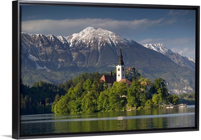 Slovenia, Gorenjska, Bled: Lake Bled Island Church