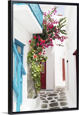 Traditional Greek House On Mykonos Island, Greece