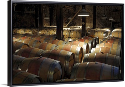 California, Napa Valley, wine cellar