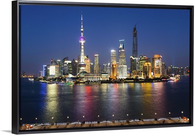 China, Shanghai, Pudong, Oriental Pearl Tower, Lujiazui Financial District