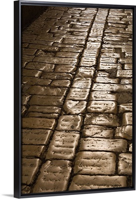 Croatia, Kvarner, Adriatic Coast, Krk Island, Cobble stones