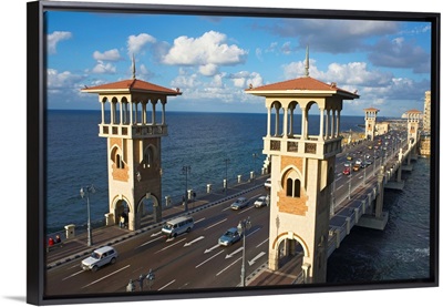 Egypt, North Coast, Alexandria, Stanely bridge