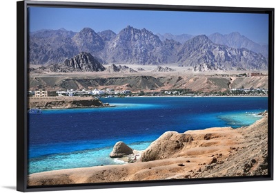 Egypt, Sinai, Red sea, Sharm el Sheikh, Sinai Mountains in background