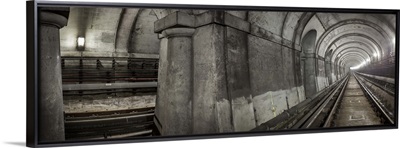 England, London, Old 'Thames Tunnel' from Rotherhithe to Wapping in East London