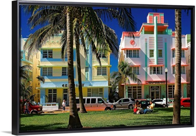 Florida, Miami, Along Ocean Drive