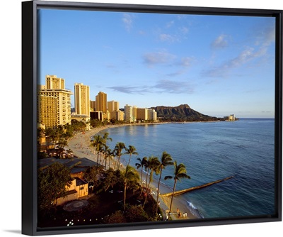 Hawaii, Tropics, Pacific ocean, Oahu island, Honolulu, Waikiki beach