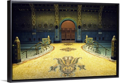 Hungary, Budapest, Gellert Hotel thermal baths