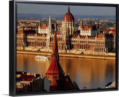 Hungary, Budapest, View of the Parliament