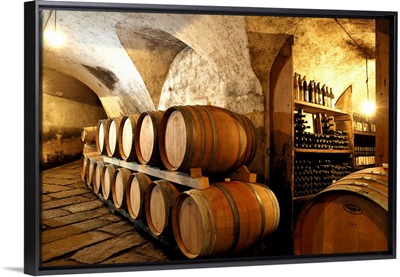 Italy, Friuli-Venezia Giulia, Collio, Cormons, Wine cellars at the Edi Keber winery