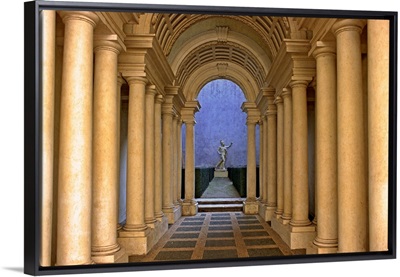 Italy, Latium, Rome, Palazzo Spada, gallery by Borromini