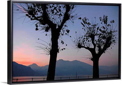 Italy, Lombardy, Como Lake, Sunset