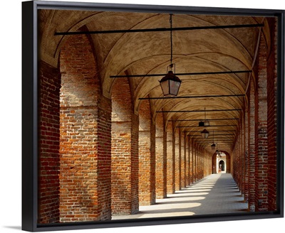 Italy, Lombardy, Sabbioneta town, Galleria degli Antichi